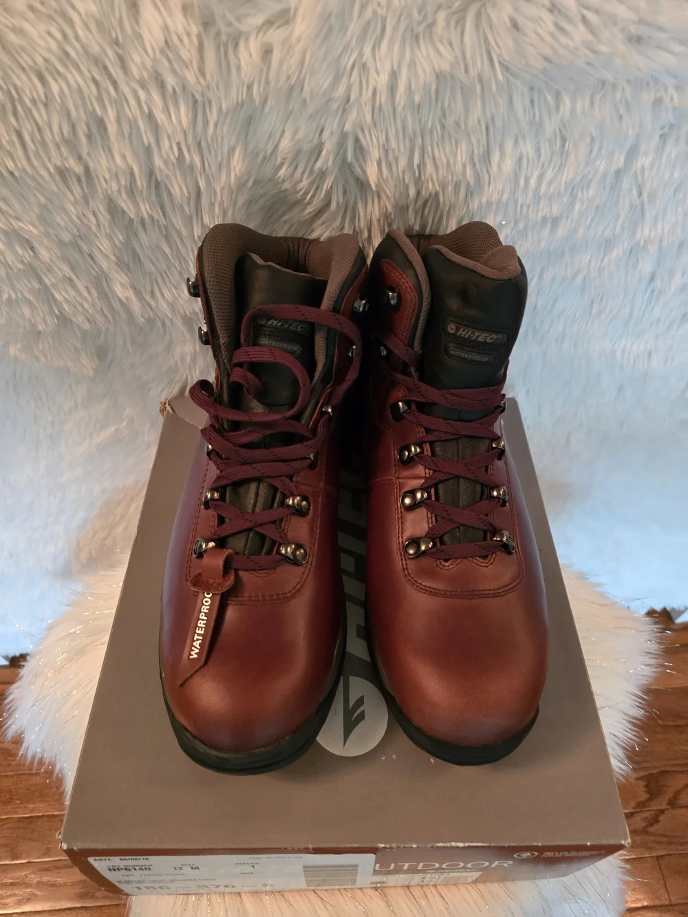 Hi-Tec Men's Brown Waterproof Hiking Boots